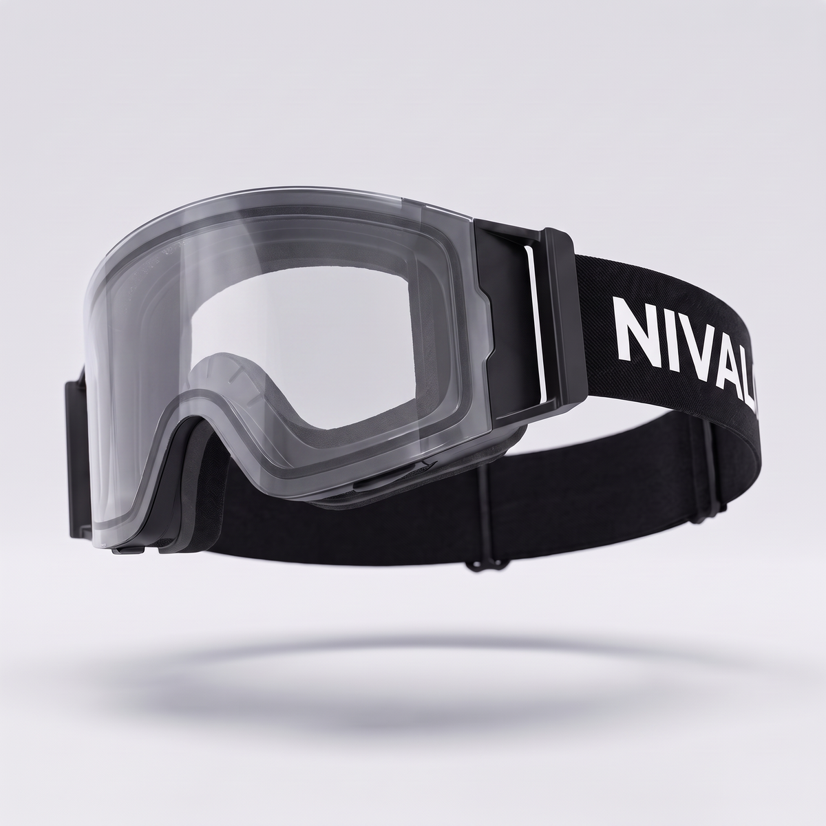 NIVAL heated anti-fog goggle, Transparent lens
